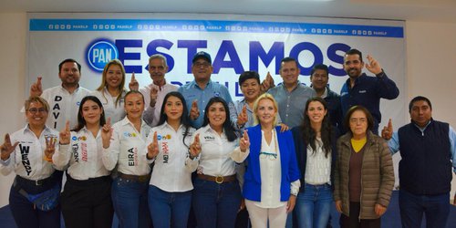 Acción Nacional presenta sus candidatos de la Coalición Fuerza y Corazón por San Luis