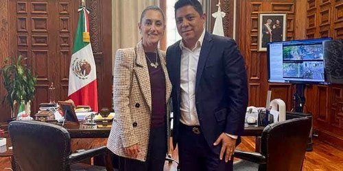Agenda Ricardo Gallardo con Claudia Sheinbaum proyectos para 2025