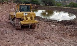 Mantienen trabajos de rehabilitación en bordos y ollas de agua en comunidades de Rioverde