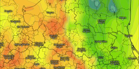 Pronostican nuevo descenso de temperaturas en San Luis Potosí
