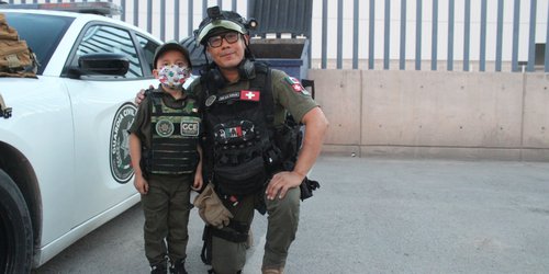 Edwin cumple un nuevo sueño junto a la División Caminos de la Guardia Civil Estatal