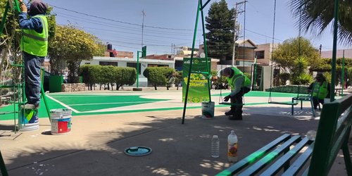 Avanza mantenimiento urbano en programa "Enchúlame la colonia"