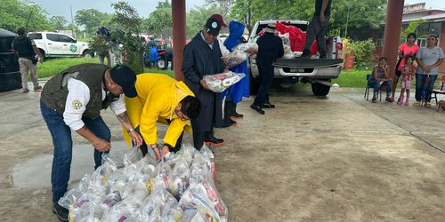 Mantienen apoyo a familias huastecas afectadas por el huracán