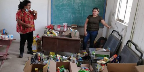 Entregó UASLP víveres a población afectada por incendios en Guadalcázar