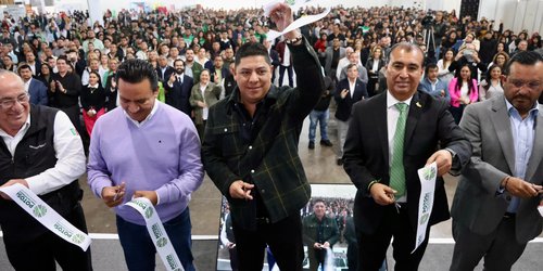 Ricardo Gallardo arranco la Feria de Universidades 2025