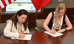 Fiscalía Potosina y Consulado de EUA firman convenio de colaboración para fortalecer la ciencia forense