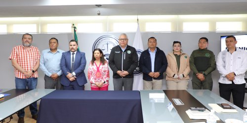 SSPE y Fiscalía revisan la Estrategia Nacional contra la Extorsión en SLP