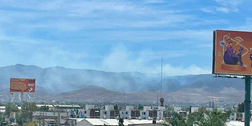 Se atiende incendio en sierra de San Miguelito