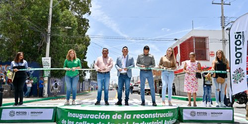 Ricardo Gallardo entrega rehabilitación de la Industrial Aviación