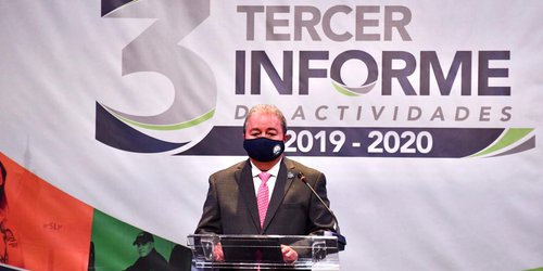 El Fiscal, Federico Garza Herrera presentó su Tercer Informe de Actividades