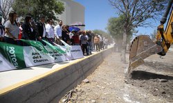 Gobernador inicia rehabilitación del parque El Meteorito, en Charcas