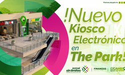 Estado instala nuevo kiosco electrónico en Plaza The Park