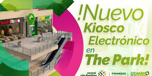 Estado instala nuevo kiosco electrónico en Plaza The Park