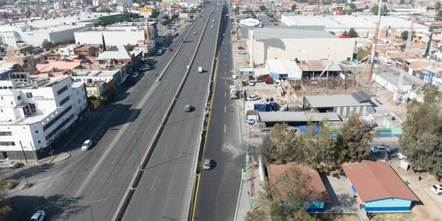 Ricardo Gallardo rescata lateral del bulevar "Valle de los Fantasmas"