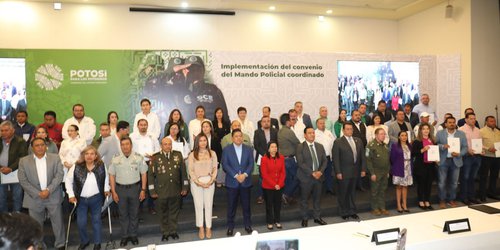 Todos los niveles de Gobierno, irán contra la inseguridad en SLP