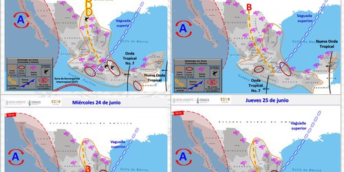 Potencial de lluvias durante la semana en regiones de SLP