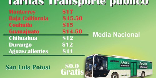 SLP a la vanguardia del transporte público gratuito en el país