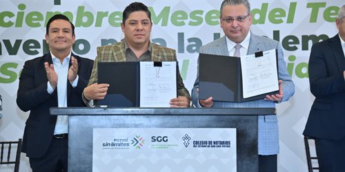 Notariado Mexicano agradece al Gobernador por impulsar seguridad jurídica en SLP
