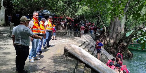 Refuerzan vigilancia en parajes turísticos de la Región Media y Huasteca durante vacaciones