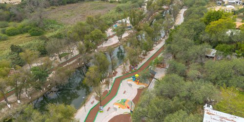 Ricardo Gallardo inaugura Parque Lineal más grande de México, en Rioverde