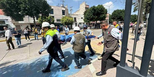 Incrementa SLP participación ciudadana en simulacros de prevención