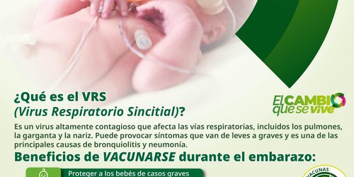 Iniciará vacunación contra virus sincitial respiratorio para proteger a bebés