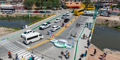 Puente de la avenida Seminario es una realidad con Ricardo Gallardo