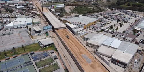 Puente de carretera a Rioverde con avance de más del 70 por ciento