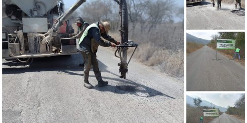 Inicia JEC plan de conservación carretera en Lagunillas