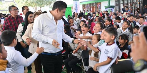 Ricardo Gallardo consolida infraestructura educativa