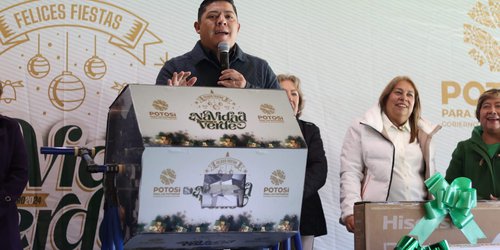 Habitantes de San Rafael viven emotivo convivio navideño junto al Gobernador