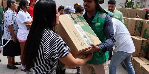 Avanza entrega de apoyos del programa seguridad alimentaria en San Luis