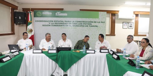 Mesa regional de seguridad evalúa resultados en la Zona Huasteca