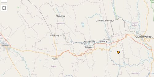 Se registra temblor en Aquismón y Tamasopo