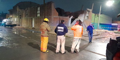 Se derrumba templo de San José en colonia de SLP